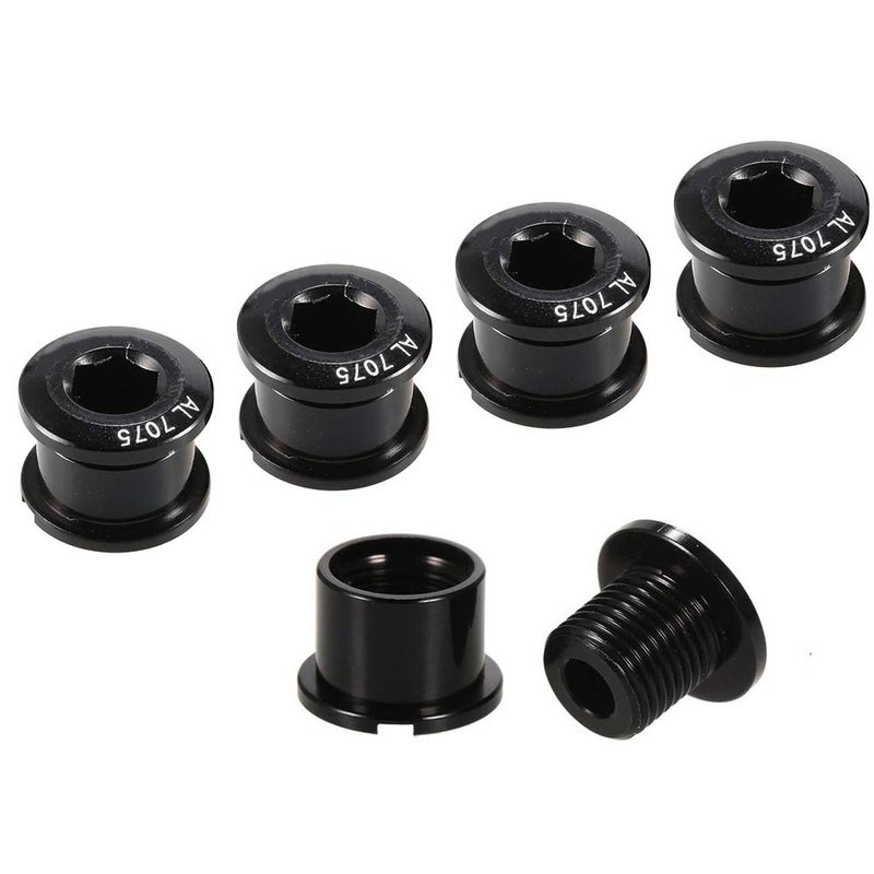 Saipor Saiper 10pcs M8 Single Bike Chainring Bolts 7075 Aluminum Alloy Bicycle Crankset Nuts Chainwheel Screws Fit for Road, Mountain, BMX, MTB, Fixie - Image 2